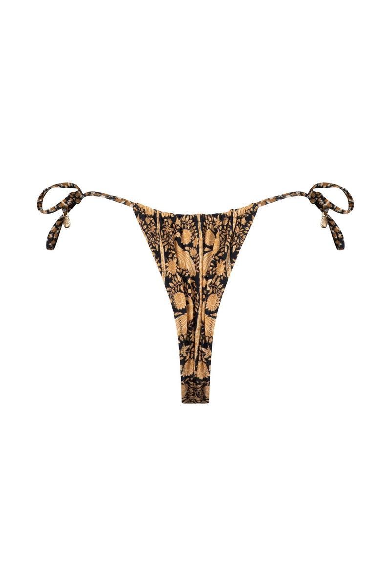 Ophelia High Argentina Reversible Bikini Bottom - Black Peacock X Leopard sold by Tigerlily product image thumbnail 3