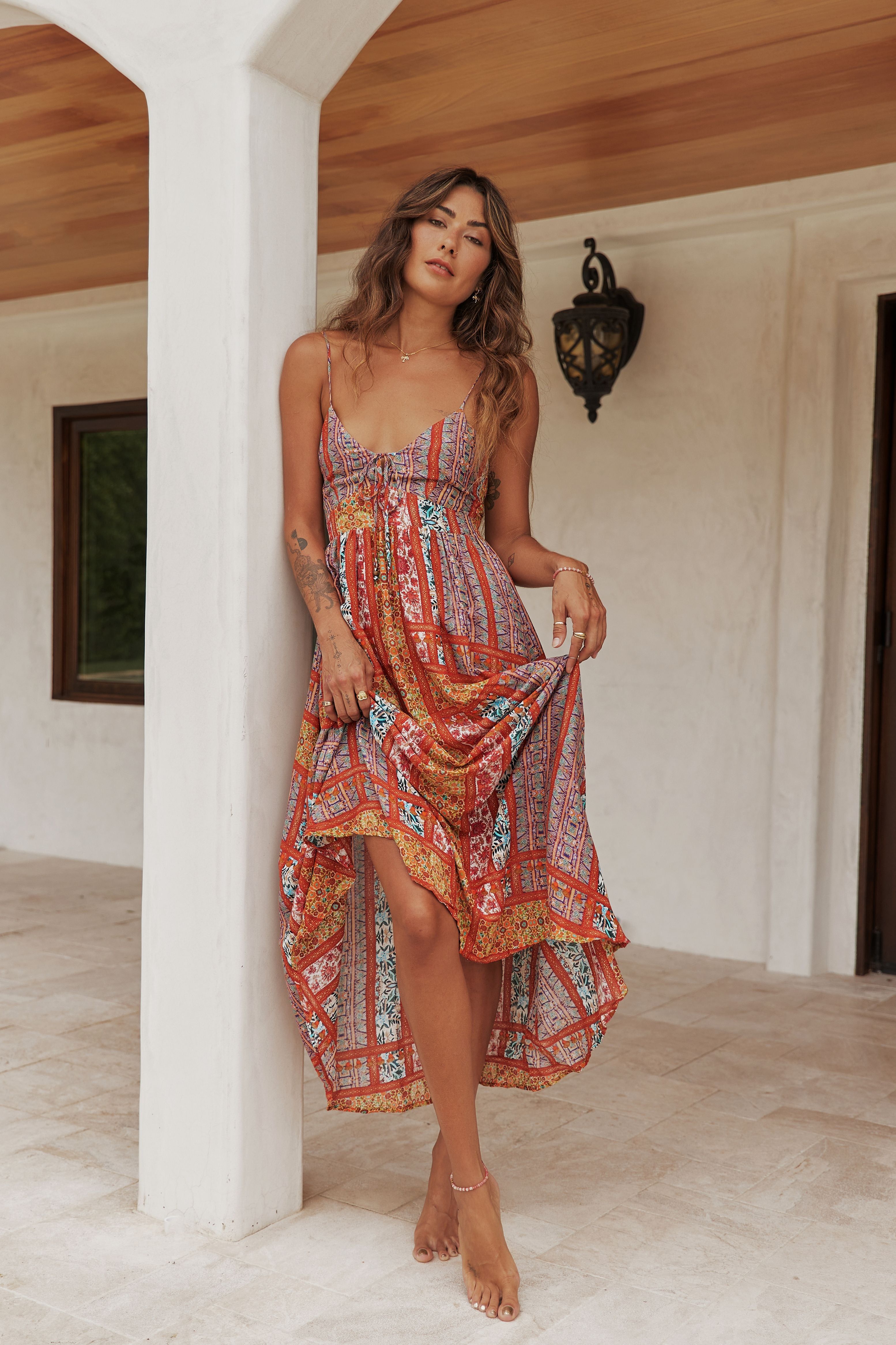 Idra Teja Maxi Dress - Idra Patchwork sold by Tigerlily product image thumbnail 2