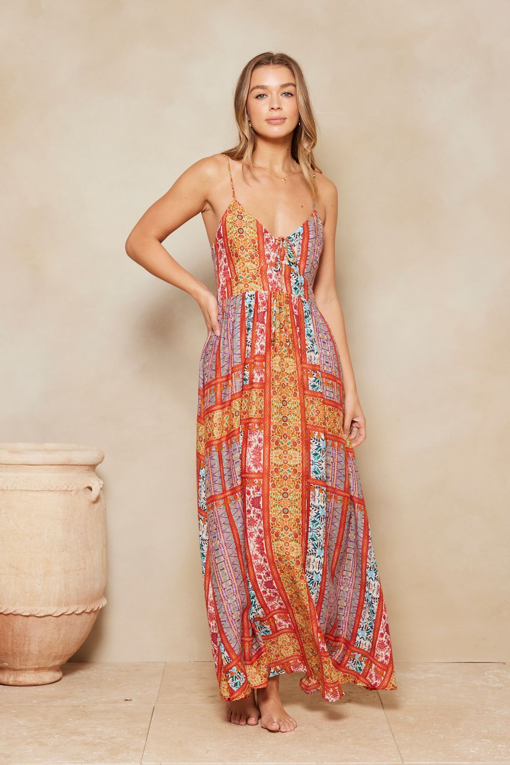 Idra Teja Maxi Dress - Idra Patchwork sold by Tigerlily product image thumbnail 4