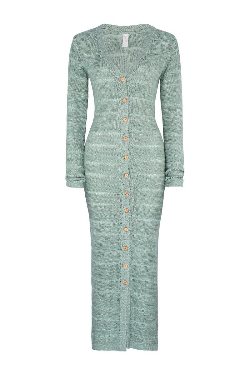 Farah Lorna Knit Midi Dress - Pistachio sold by Tigerlily product image thumbnail 2