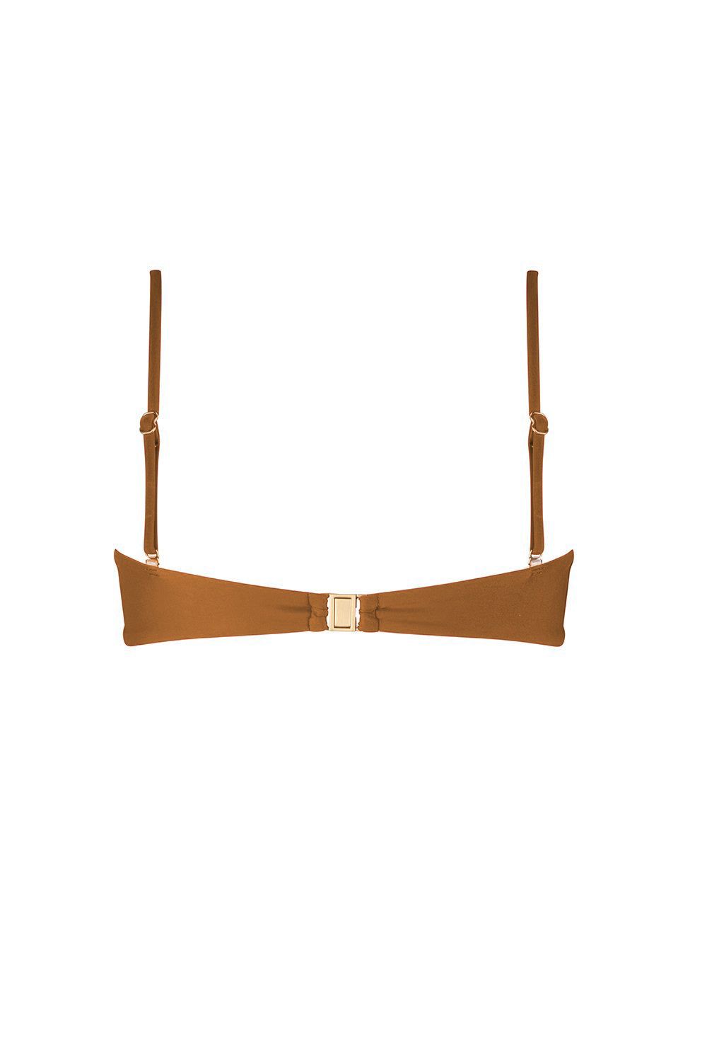 Tigerlily Zippora Bandeau Bikini Top - Bronze sold by Tigerlily product image thumbnail 6