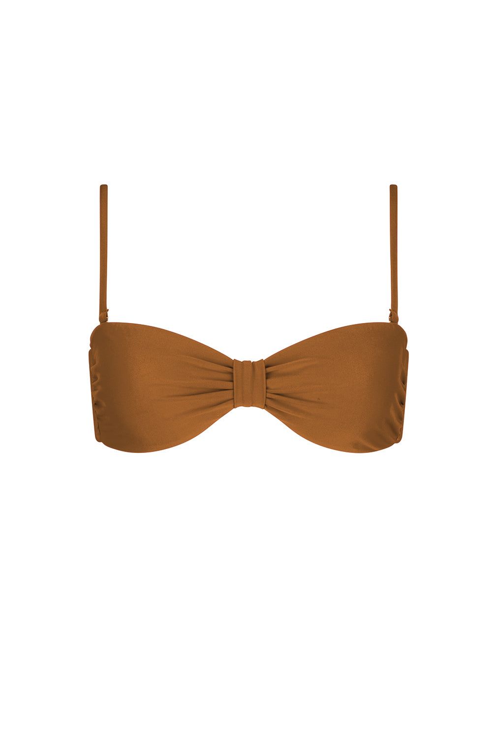 Tigerlily Zippora Bandeau Bikini Top - Bronze sold by Tigerlily product image thumbnail 5