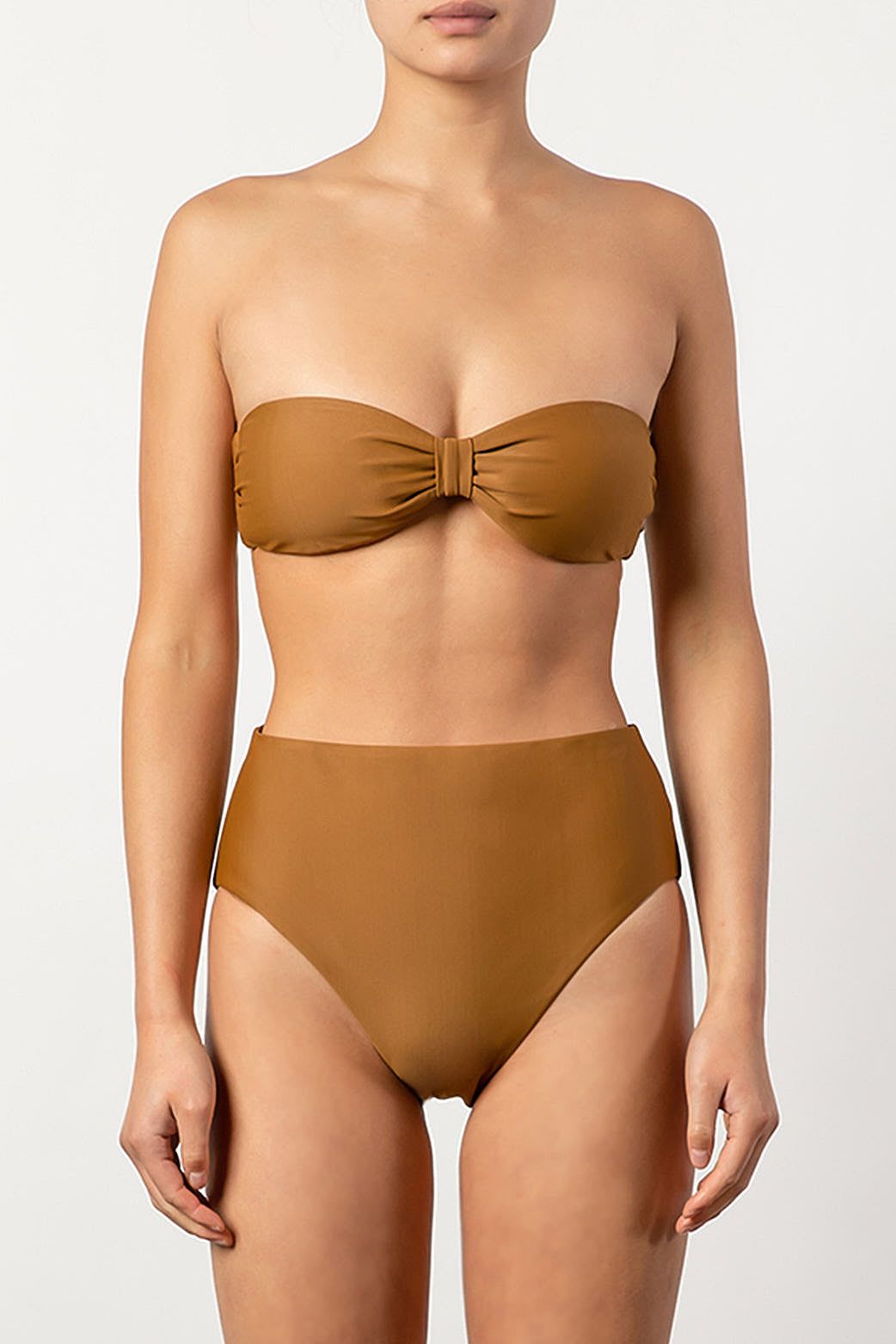 Tigerlily Zippora Bandeau Bikini Top - Bronze sold by Tigerlily product image thumbnail 3