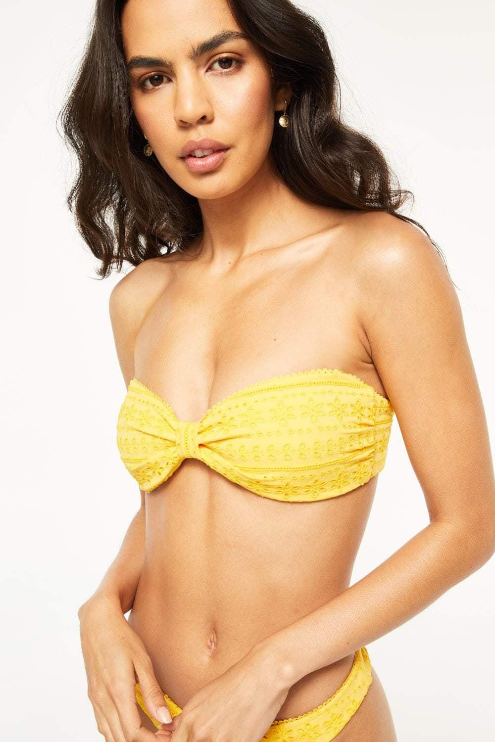 Calia Zippora Bandeau Bikini Top - Marigold sold by Tigerlily