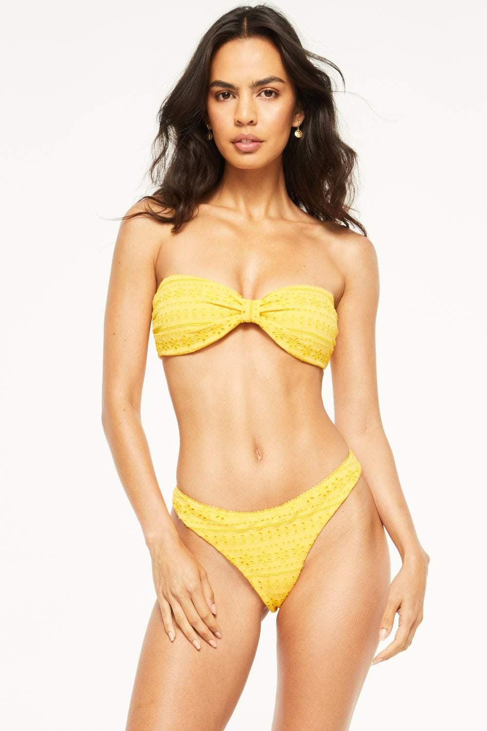 Calia Zippora Bandeau Bikini Top - Marigold sold by Tigerlily product image thumbnail 4
