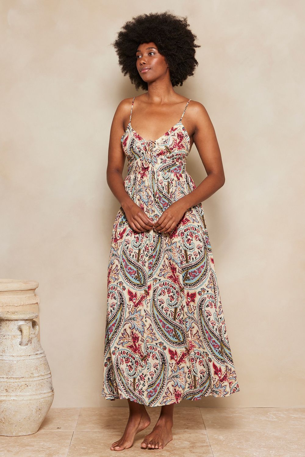 Isadora Teja Maxi Dress - Ocean Sunset Paisley sold by Tigerlily product image thumbnail 5