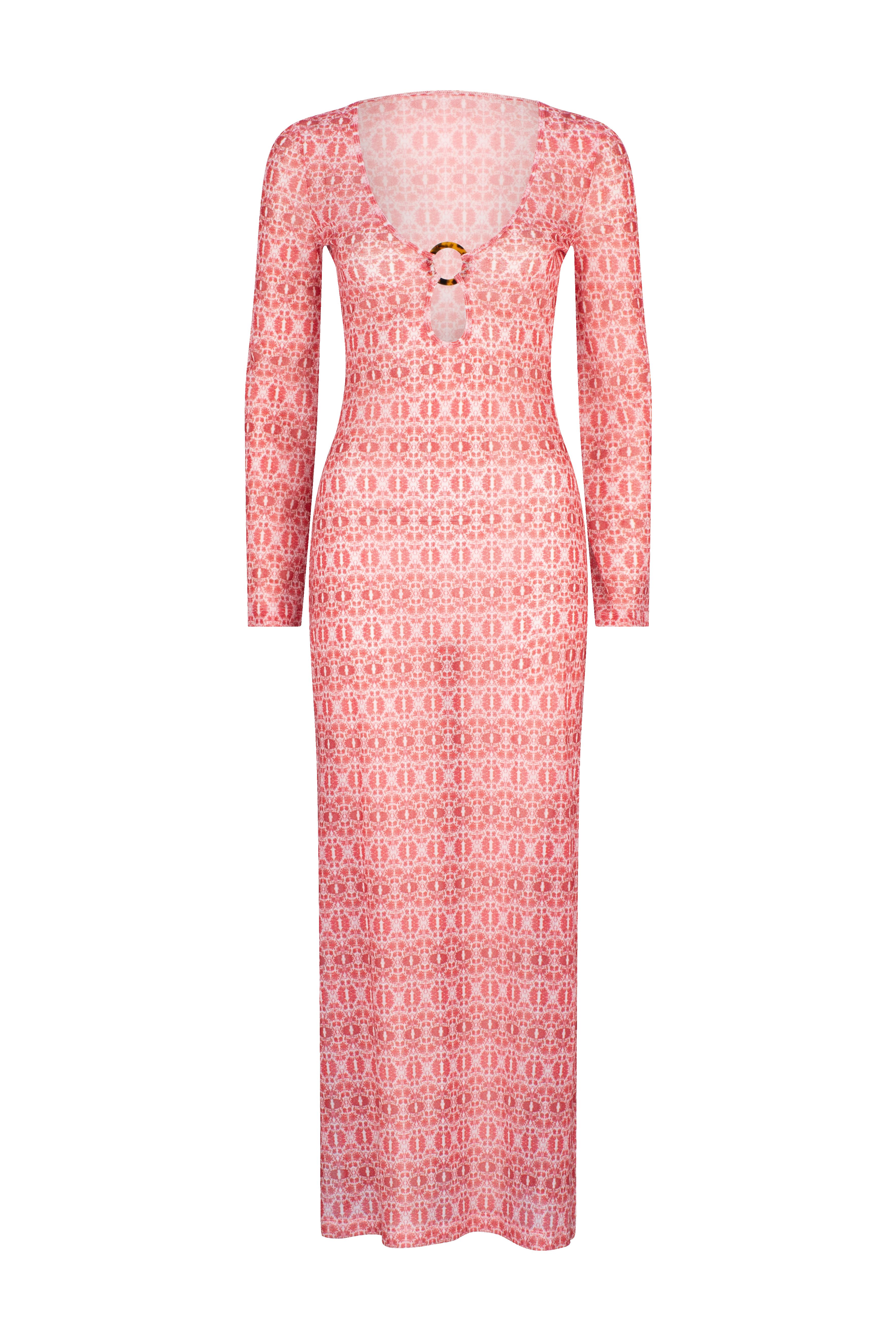 Idra Roxie Maxi Dress - Grenadine sold by Tigerlily