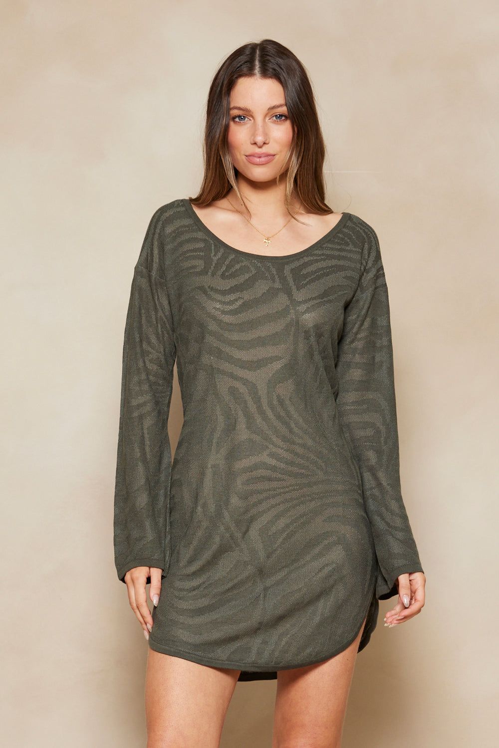 Phoenix Teia Mini Dress - Hunter sold by Tigerlily product image thumbnail 2