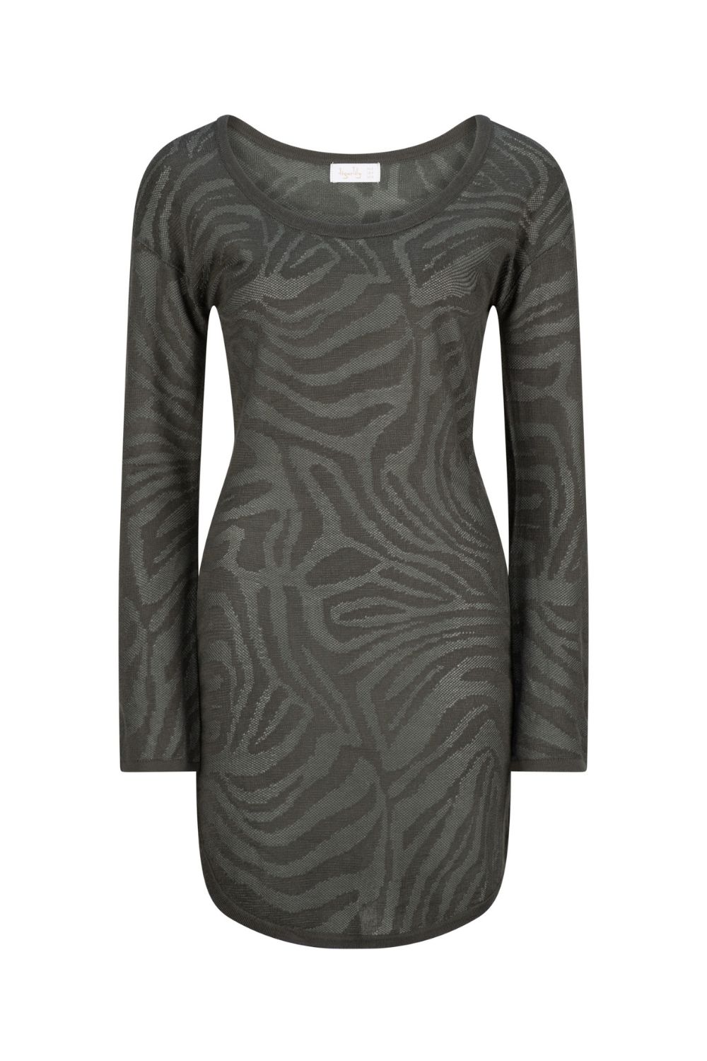 Phoenix Teia Mini Dress - Hunter sold by Tigerlily