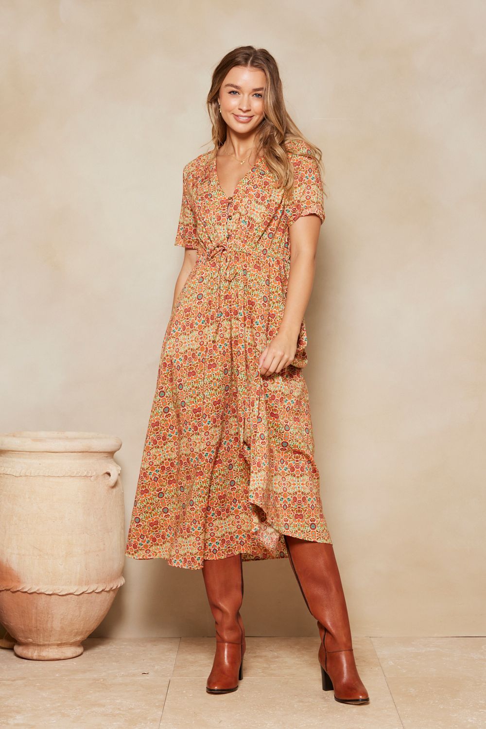 Catania Eden Midi Dress - Lantana sold by Tigerlily product image thumbnail 3
