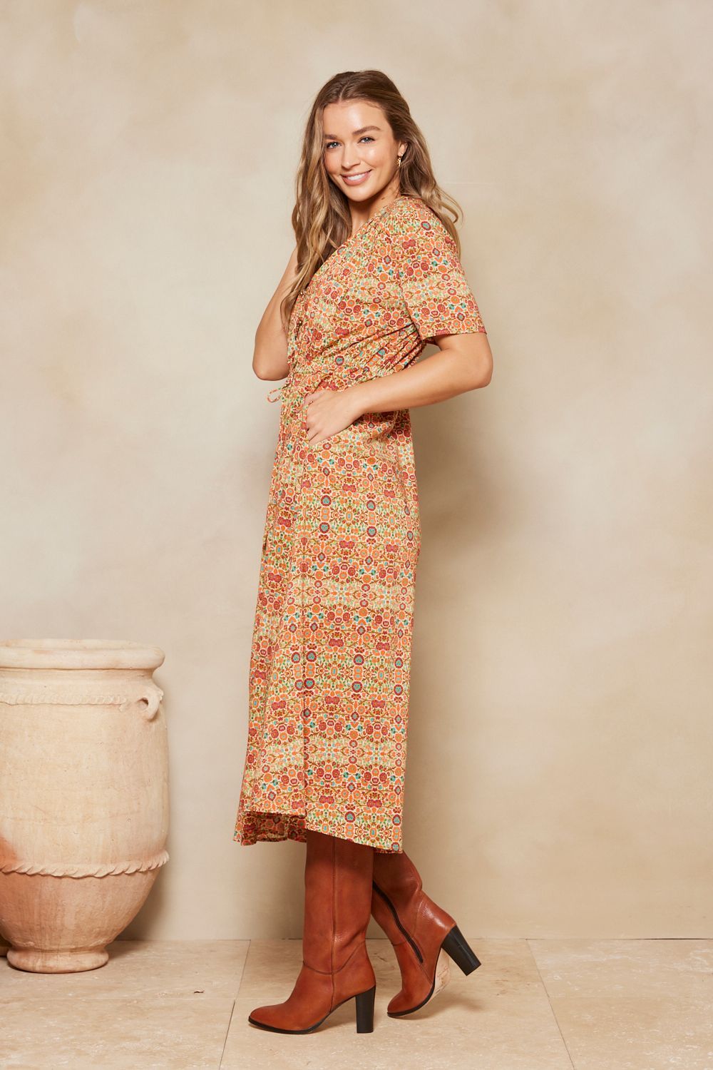 Catania Eden Midi Dress - Lantana sold by Tigerlily product image thumbnail 4