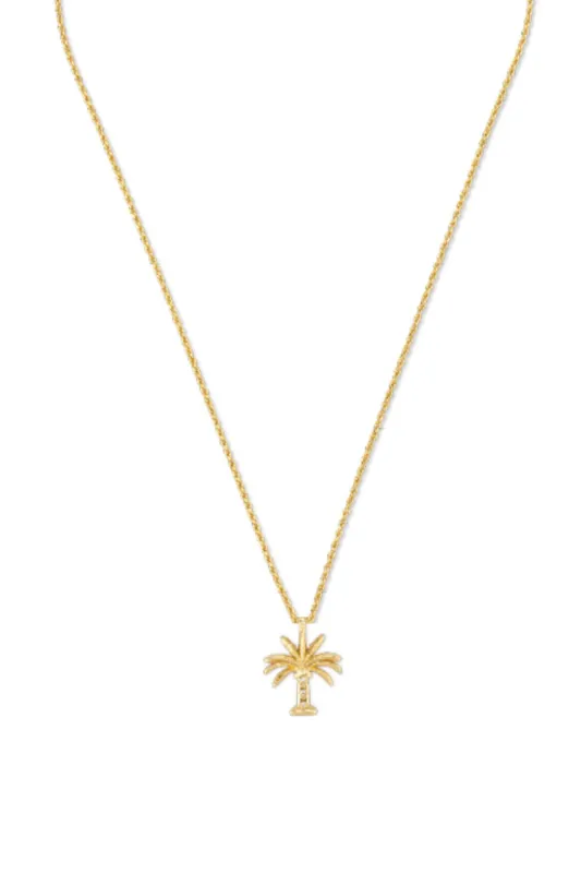 Arms Of Eve X Tigerlily Palm Tree Pendant - Gold sold by Tigerlily