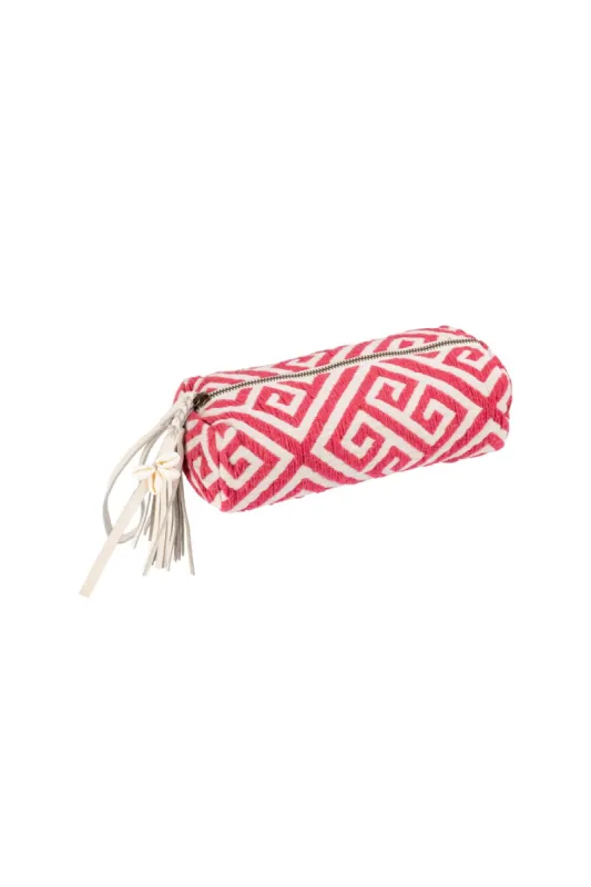 Melissa Toiletry Bag - Brick Geo Loom sold by Tigerlily