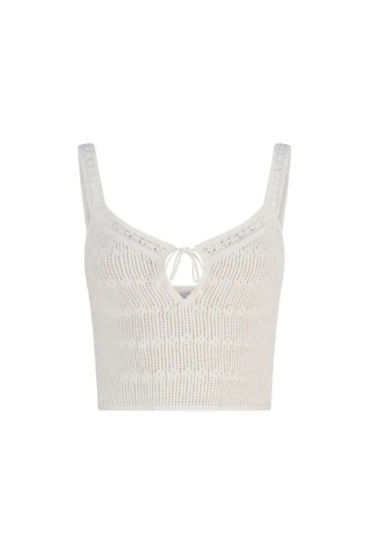 Serena Gigi Crop - Ivory sold by Tigerlily