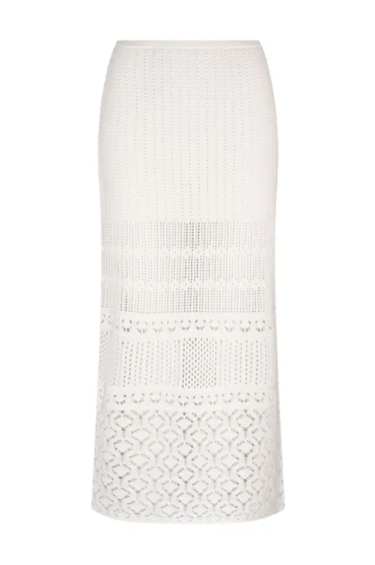 Serena Nadia Maxi Skirt - Ivory made by Tigerlily