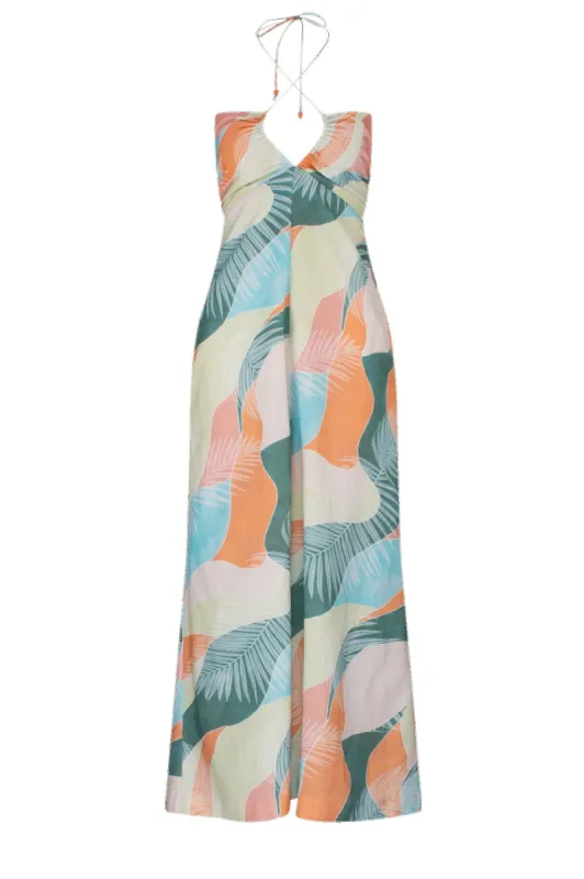 Havana Alexis Jumpsuit - Watercolour Tropical sold by Tigerlily