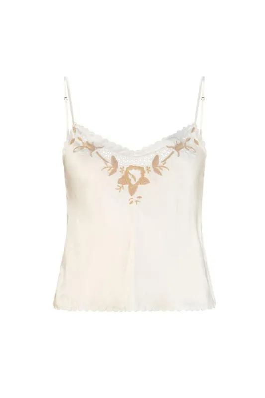 Santa Teresa Estella Cami - Cream sold by Tigerlily