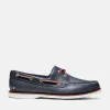 Timberland Men's Classic 2-Eye Boat Shoe in Blue sold by Timberland