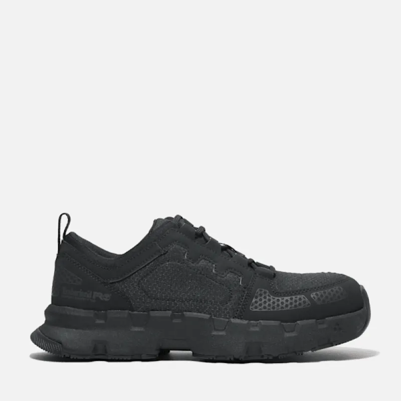 Timberland Men's Powertrain EV Composite Toe Work Sneaker in Black sold by Timberland