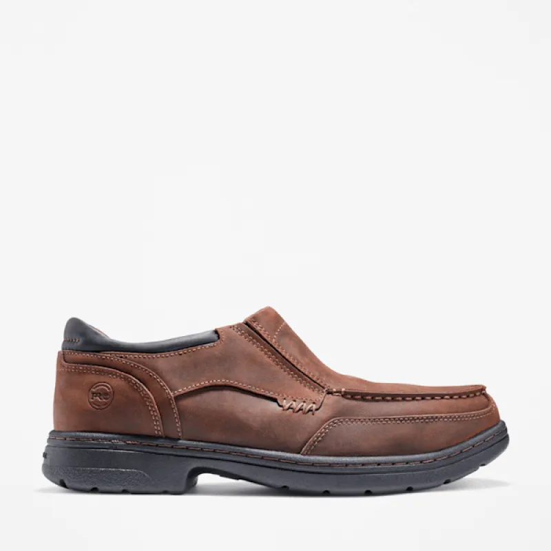 Timberland Men's Branston Alloy Toe ESD Work Shoe in Brown sold by Timberland