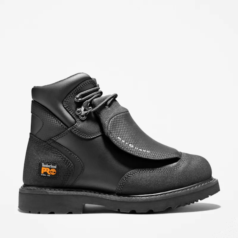 Timberland Men's External Met Guard 6" Steel Toe Work Boot in Black sold by Timberland