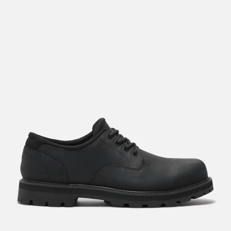 Timberland Men's Britton Road Waterproof Shoe in Black Full Grain sold by Timberland