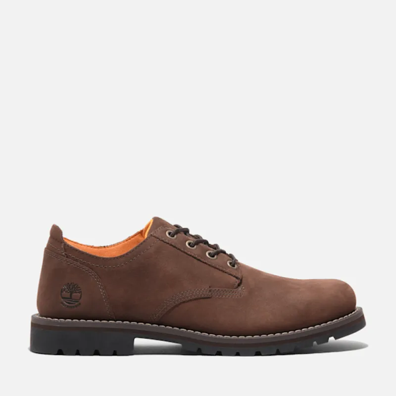 Timberland Men's Redwood Falls Waterproof Shoe in Dark Brown Nubuck sold by Timberland