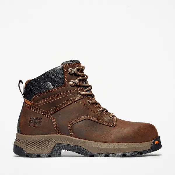 Timberland Men's TiTAN EV 6" Composite Toe Work Boot in Brown sold by Timberland