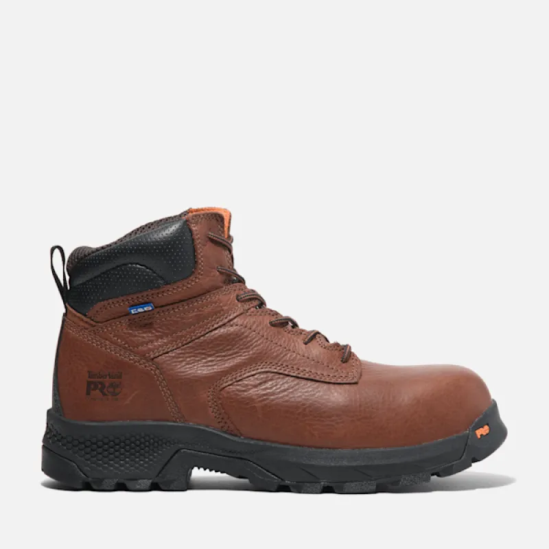 Timberland Men's TiTAN® EV 6" Composite Toe SD10 Work Boot in Brown sold by Timberland