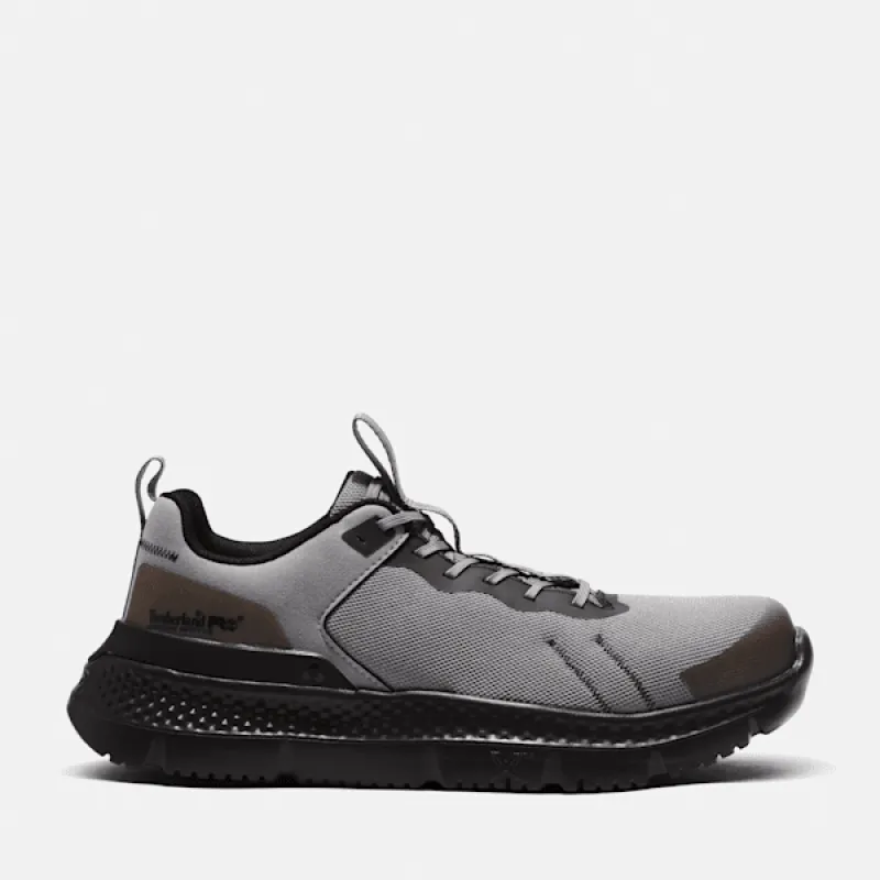 Timberland Men's Setra Composite Toe Work Sneaker in Grey sold by Timberland