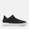 Timberland Men’s Allston Low Lace-Up Sneaker in Black Nubuck sold by Timberland