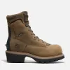Timberland Men's Evergreen Logger Composite Toe Waterproof Work Boot in Brown sold by Timberland