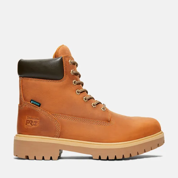 Timberland Men's Direct Attach 6" Soft Toe Waterproof Work Boot in Brown sold by Timberland