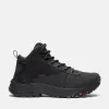 Timberland Men's Mt. Maddsen Peak Mid Waterproof Hiking Boot in Black Full Grain sold by Timberland
