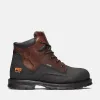 Timberland Men's PowerWelt 6" Steel Toe Waterproof Work Boot in Dark Brown sold by Timberland
