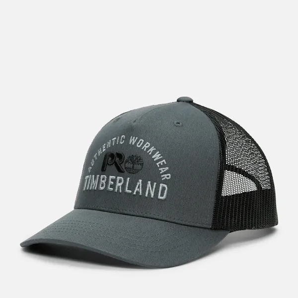 Men’s Timberland PRO® Authentic Workwear Trucker Hat in Asphalt sold by Timberland