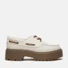 Timberland Women's Stone Street Platform Boat Shoe in NAT NBK sold by Timberland