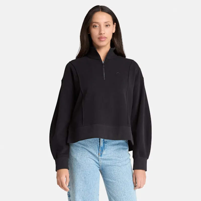 Timberland Women's Lush Quarter-Zip Sweatshirt made by Timberland