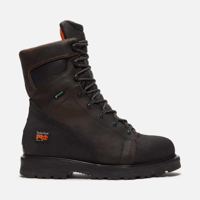 Timberland Men's Rigmaster 8" Steel Toe Waterproof Work Boot in Brown sold by Timberland