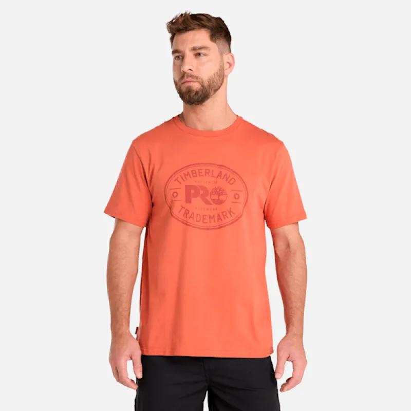 Men's Timberland PRO® Trademark T-Shirt in Autumn Glaze sold by Timberland