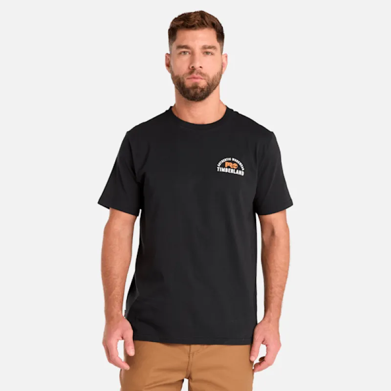 Men's Timberland PRO® Authentic Workwear T-Shirt in Black sold by Timberland