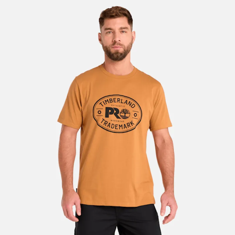 Men's Timberland PRO® Trademark T-Shirt in Wheat Boot sold by Timberland