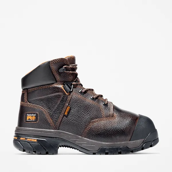 Men's Timberland PRO® Helix Met Guard 6" Composite Toe Work Boot in Brown sold by Timberland