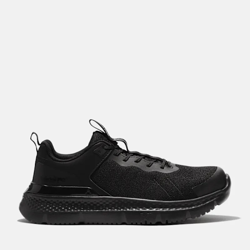 Timberland Men's Setra Composite Toe Work Sneaker in Black sold by Timberland