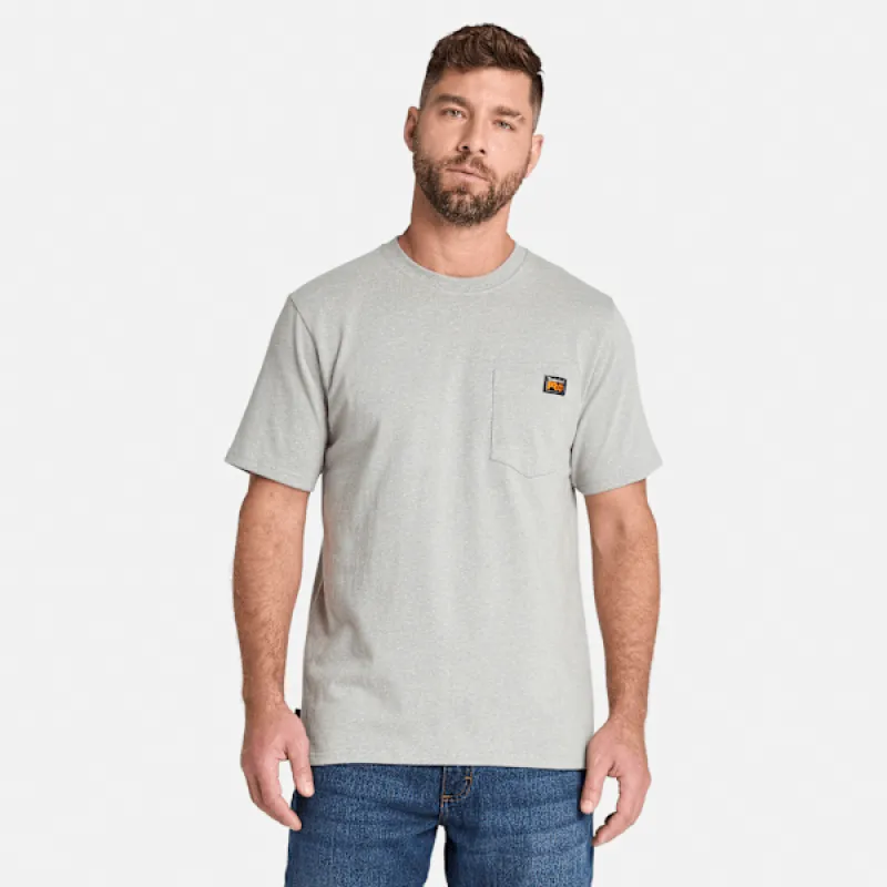 Men's Timberland PRO® Core Pocket T-Shirt in Medium Grey Heather sold by Timberland
