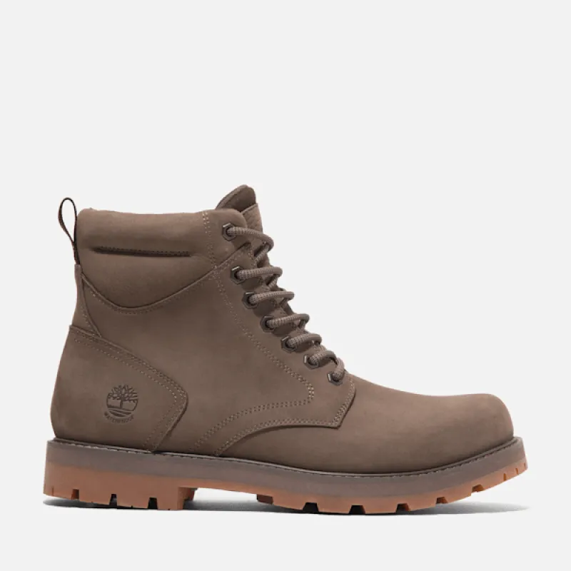 Timberland Men's Britton Road Mid Lace-Up Waterproof Boot in  Brown Nubuck sold by Timberland