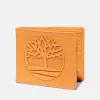 Timberland Men's Red Bank Oversized Tree-Logo Passcase Wallet in Wheat sold by Timberland
