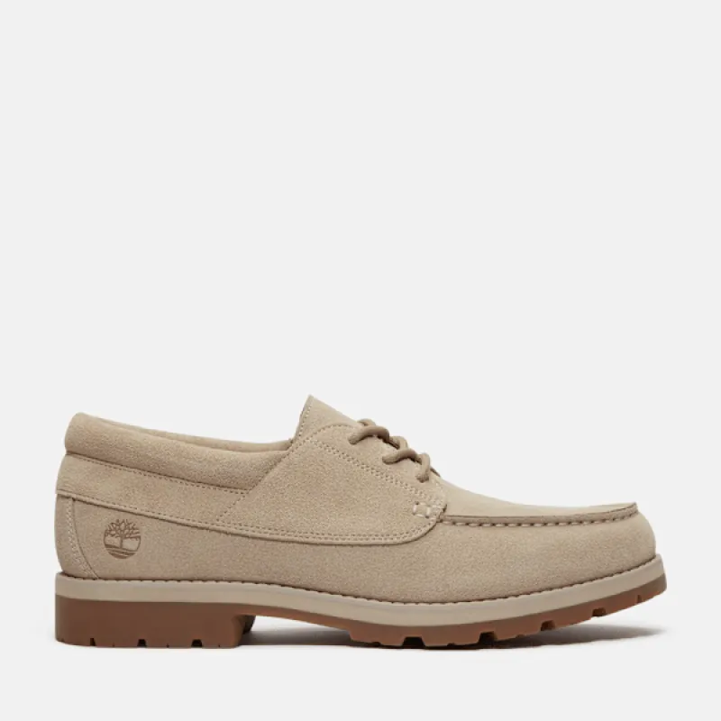 Timberland Men's Britton Square Lace-Up Shoe in Light Brown Suede sold by Timberland