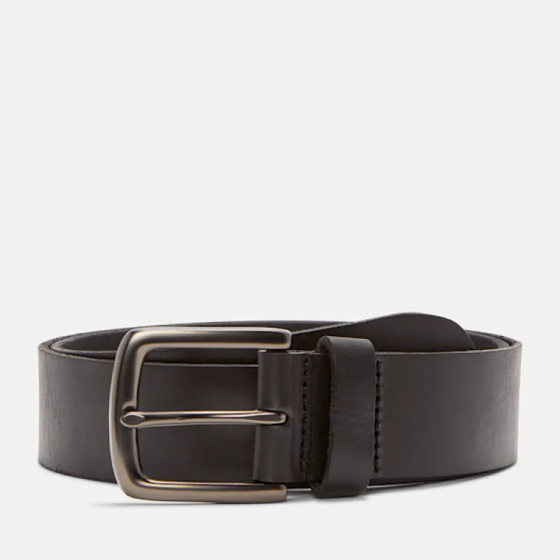 Timberland Men's 38 MM Classic Jean Belt in Black sold by Timberland