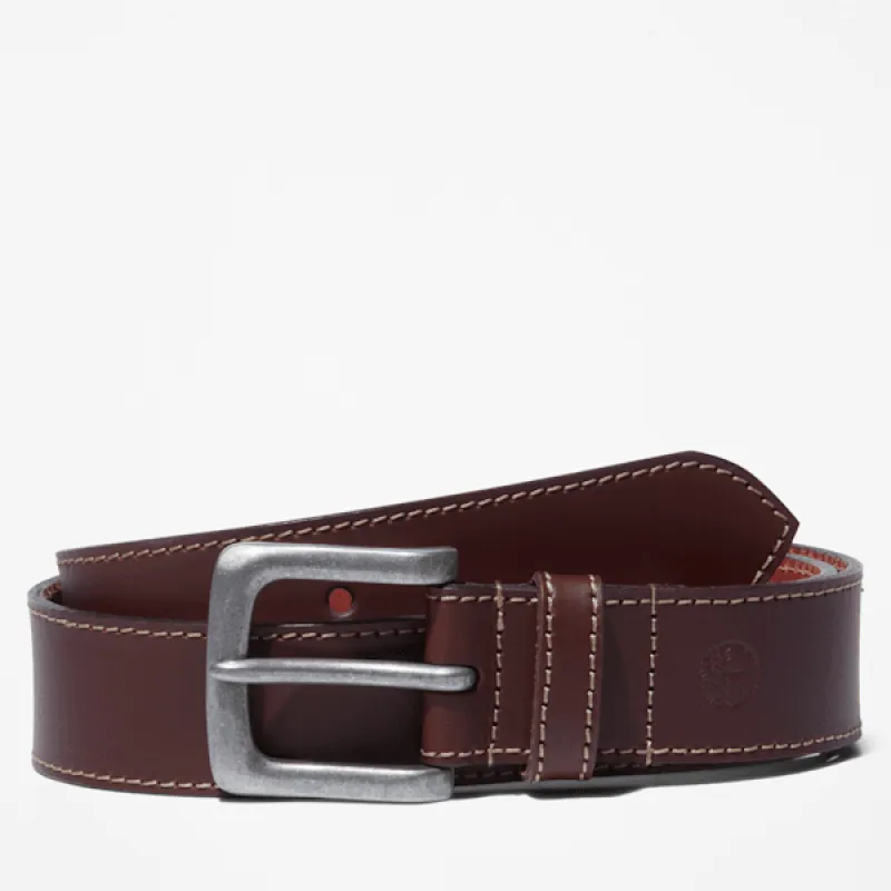 Timberland Men's 40MM Oily Savage Belt in Pirate Black sold by Timberland